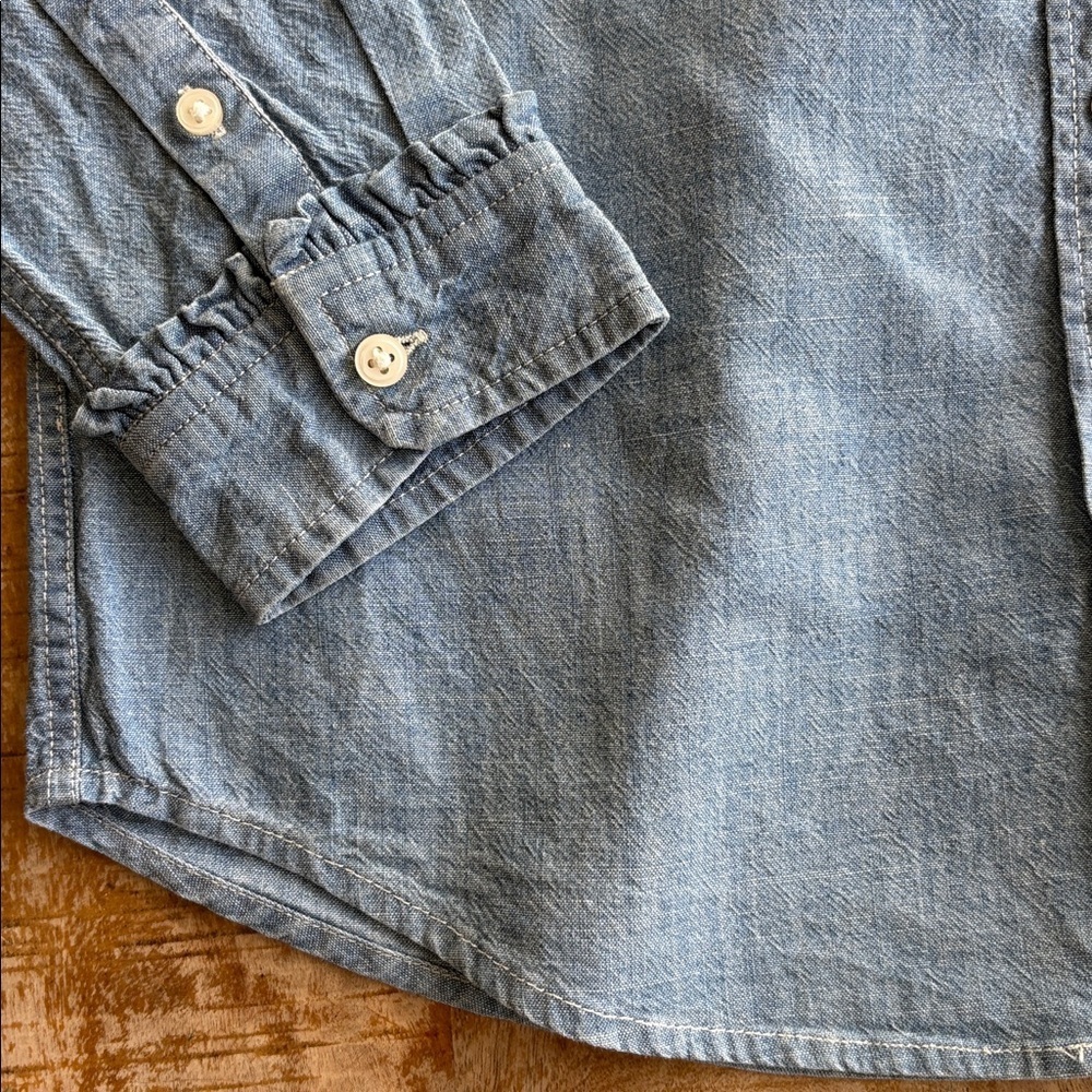 Crewcuts girls chambray shirt L(10-11) - Picture 4 of 6